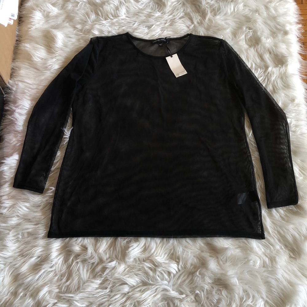 NWT Capsule Made In UK Mesh Top XL